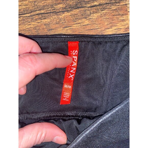 Spanx Faux‎ Leather Moto Leggings - Picture 2 of 2